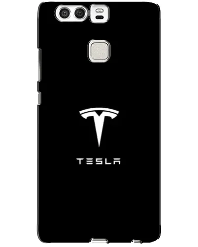 Чехол для Huawei P9 с картинкой «Tesla White Logo» Чехол для Huawei P9 с картинкой «Tesla White Logo»
