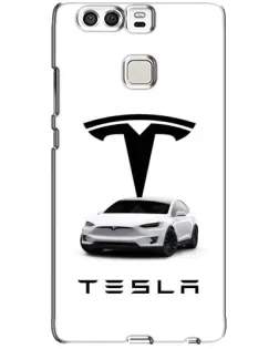 Чехол для Huawei P9 с картинкой «Tesla White Style»