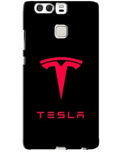 Чехол для Huawei P9 с картинкой «Tesla Red Logo» Чехол для Huawei P9 с картинкой «Tesla Red Logo»