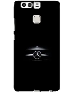 Чехол для Huawei P9 с картинкой «Mercedes — абстрактные линии»