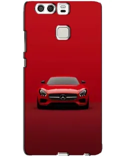 Чехол для Huawei P9 с картинкой «Красный Mercedes AMG»