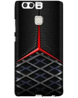 Чехол для Huawei P9 с картинкой «Mercedes Carbon Grid»