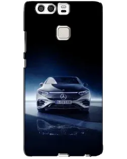 Чехол для Huawei P9 с картинкой «Ночной Mercedes EQ»