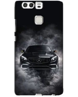 Чехол для Huawei P9 с картинкой «Mercedes в дыму»