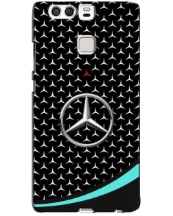 Чехол для Huawei P9 с картинкой «Mercedes — бирюзовый акцент»