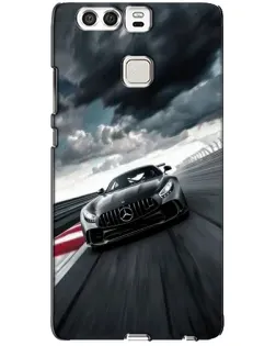 Чехол для Huawei P9 с картинкой «Гоночный Mercedes AMG»