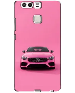 Чехол для Huawei P9 с картинкой «Розовый Mercedes AMG»
