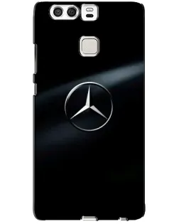 Чехол для Huawei P9 с картинкой «Mercedes на металле»