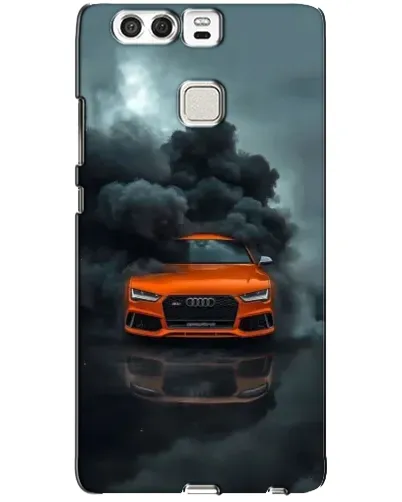 Чехол для Huawei P9 с картинкой «Audi в облаках дыма» Чехол для Huawei P9 с картинкой «Audi в облаках дыма»