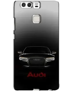 Чехол для Huawei P9 с картинкой «Audi — градиентный контур»