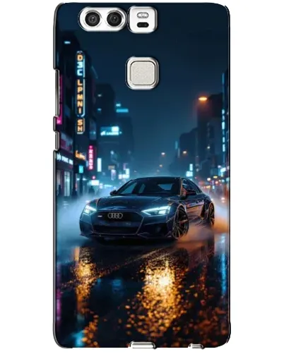 Чехол для Huawei P9 с картинкой «Ночной город и Audi» Чехол для Huawei P9 с картинкой «Ночной город и Audi»