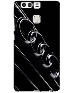 Чехол для Huawei P9 с картинкой «Audi — абстрактные кольца»