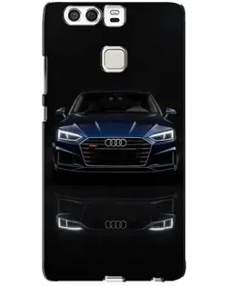 Чехол для Huawei P9 с картинкой «Audi — ночное отражение»