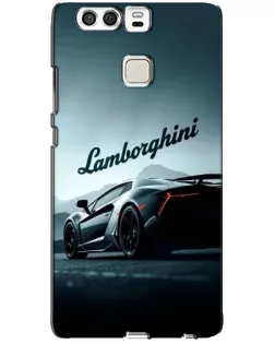 Чехол для Huawei P9 с картинкой «Классическая надпись Lamborghini»