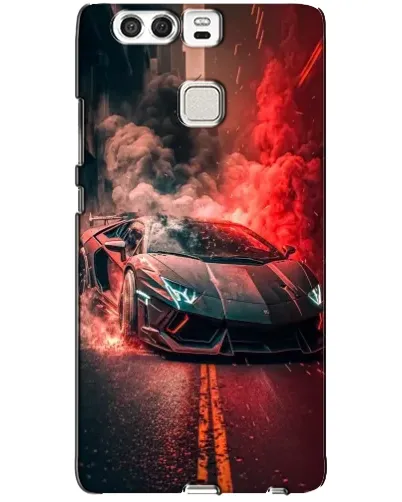 Чехол для Huawei P9 с картинкой «Lamborghini красный дым» Чехол для Huawei P9 с картинкой «Lamborghini красный дым»