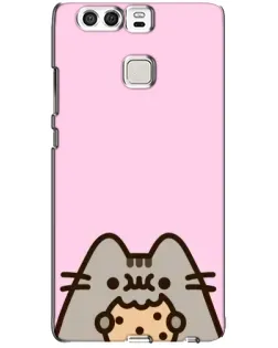 Чехол для Huawei P9 с картинкой «Pusheen и печенье» Чехол для Huawei P9 с картинкой «Pusheen и печенье»