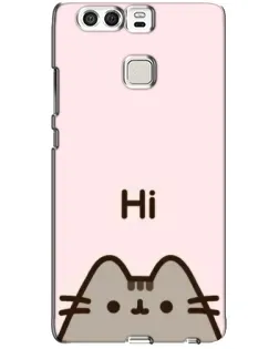 Чехол для Huawei P9 с картинкой «Пушин говорит Hi»