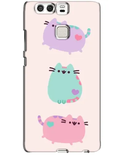 Чехол для Huawei P9 с картинкой «Pusheen трио» Чехол для Huawei P9 с картинкой «Pusheen трио»