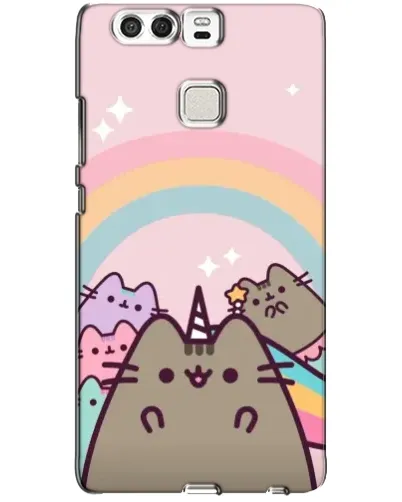 Чехол для Huawei P9 с картинкой «Единорог Pusheen» Чехол для Huawei P9 с картинкой «Единорог Pusheen»