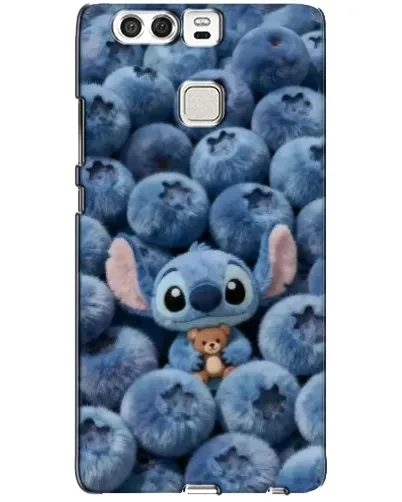 Чехол для Huawei P9 с картинкой «Стич и голубика»
