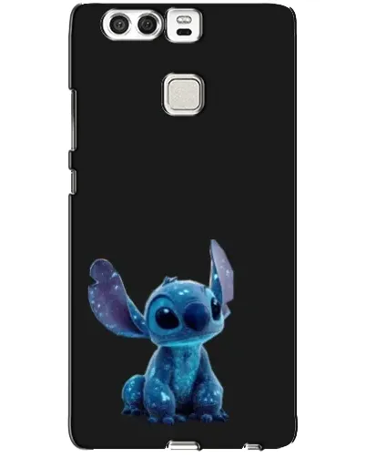 Чехол для Huawei P9 с картинкой «Стич на черном»