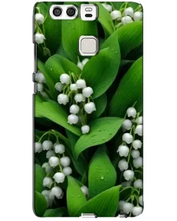 Чехол для Huawei P9 с картинкой «Ландыши в зелени»