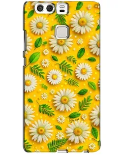 Чехол для Huawei P9 с картинкой «Ромашковое солнце»
