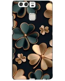 Чехол для Huawei P9 с картинкой «Клевер в золоте»
