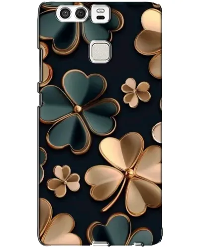 Чехол для Huawei P9 с картинкой «Клевер в золоте»