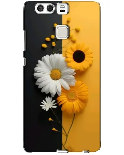Чехол для Huawei P9 с картинкой «Подсолнух и ромашка»