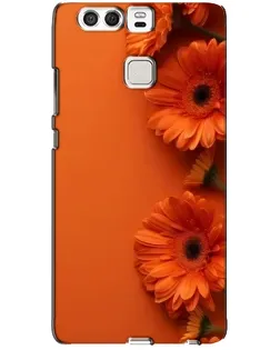 Чехол для Huawei P9 с картинкой «Оранжевые герберы»