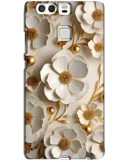 Чехол для Huawei P9 с картинкой «Белие бумажние  цвети»