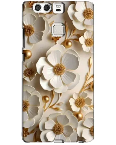Чехол для Huawei P9 с картинкой «Белие бумажние  цвети»