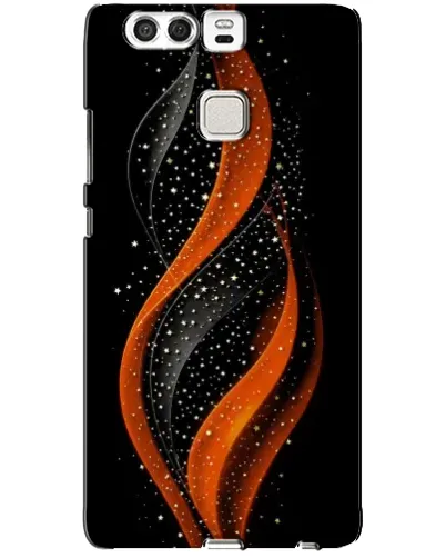Чехол для Huawei P9 с картинкой «Огненная звездная волна»
