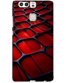 Чехол для Huawei P9 с картинкой «Красная глянцевая сетка» Чехол для Huawei P9 с картинкой «Красная глянцевая сетка»