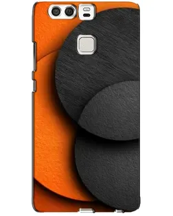 Чехол для Huawei P9 с картинкой «Геометрия оранжевых кругов» Чехол для Huawei P9 с картинкой «Геометрия оранжевых кругов»