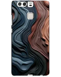 Чехол для Huawei P9 с картинкой «Цветные волны каньона» Чехол для Huawei P9 с картинкой «Цветные волны каньона»