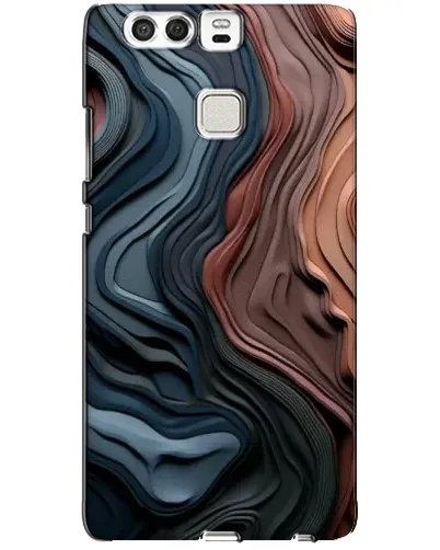 Чехол для Huawei P9 с картинкой «Цветные волны каньона»
