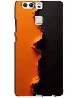 Чехол для Huawei P9 с картинкой «Оранжевый разлом» Чехол для Huawei P9 с картинкой «Оранжевый разлом»