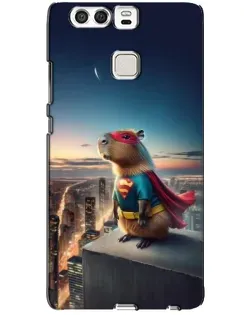 Чехол для Huawei P9 с картинкой «Капи-мен супергерой»