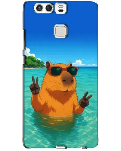 Чехол для Huawei P9 с картинкой «Морская капибара»