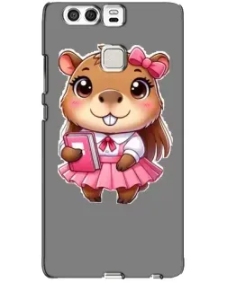 Чехол для Huawei P9 с картинкой «Девочка капибара»