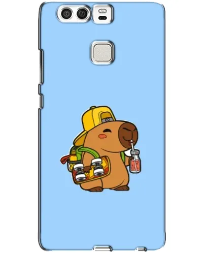 Чехол для Huawei P9 с картинкой «Капибара на скейте»