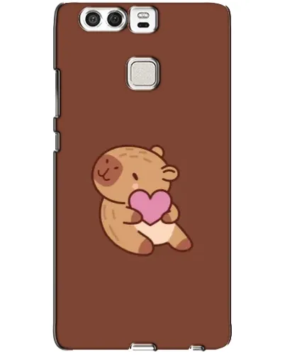 Чехол для Huawei P9 с картинкой «Капибара с сердцем»