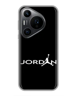 Чохол для Huawei Pura 70 PRO з картинкою «Jordan White Logo»
