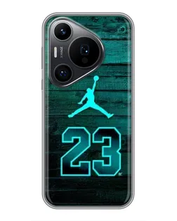 Чохол для Huawei Pura 70 PRO з картинкою «Jordan Cyan 23»