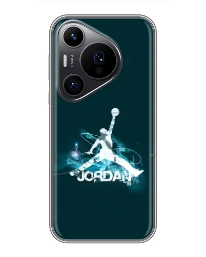 Чохол для Huawei Pura 70 PRO з картинкою «Jordan Blue Fire» Чохол для Huawei Pura 70 PRO з картинкою «Jordan Blue Fire»