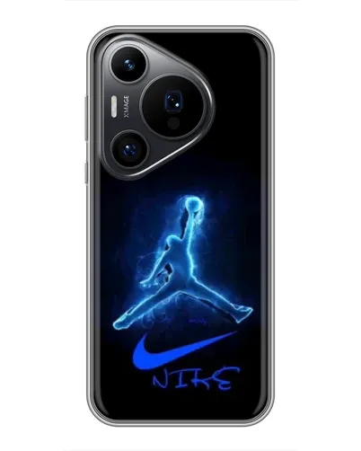 Чохол для Huawei Pura 70 PRO з картинкою «Jordan Neon Blue» Чохол для Huawei Pura 70 PRO з картинкою «Jordan Neon Blue»