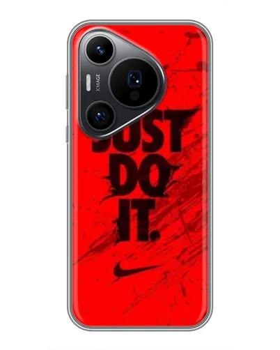 Чохол для Huawei Pura 70 PRO з картинкою «Nike Just Do It» Чохол для Huawei Pura 70 PRO з картинкою «Nike Just Do It»