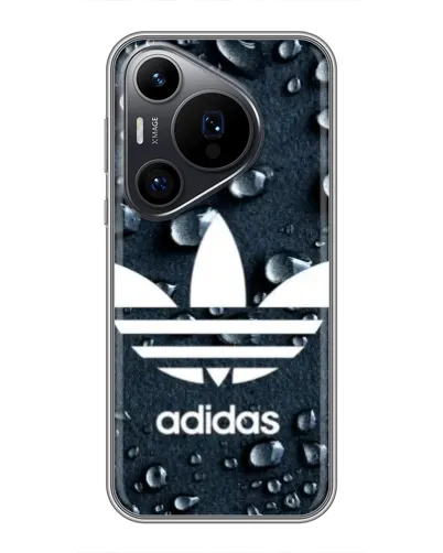 Чехол для Huawei Pura 70 PRO с картинкой «Adidas Trefoil Blue» Чехол для Huawei Pura 70 PRO с картинкой «Adidas Trefoil Blue»